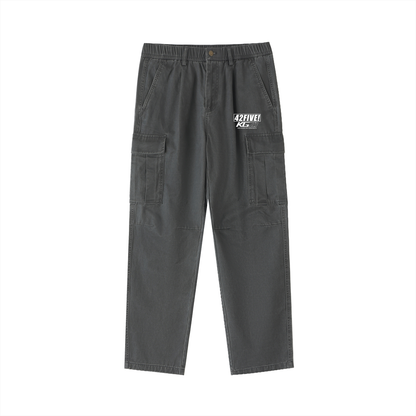 42FIVE! x K. Gushi 21 Elastic-Waist Cargo Pants