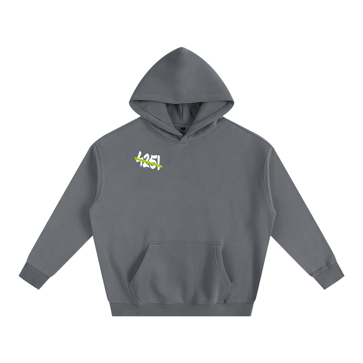 "425! VSLZ" Oversize Fleeced Hoodie