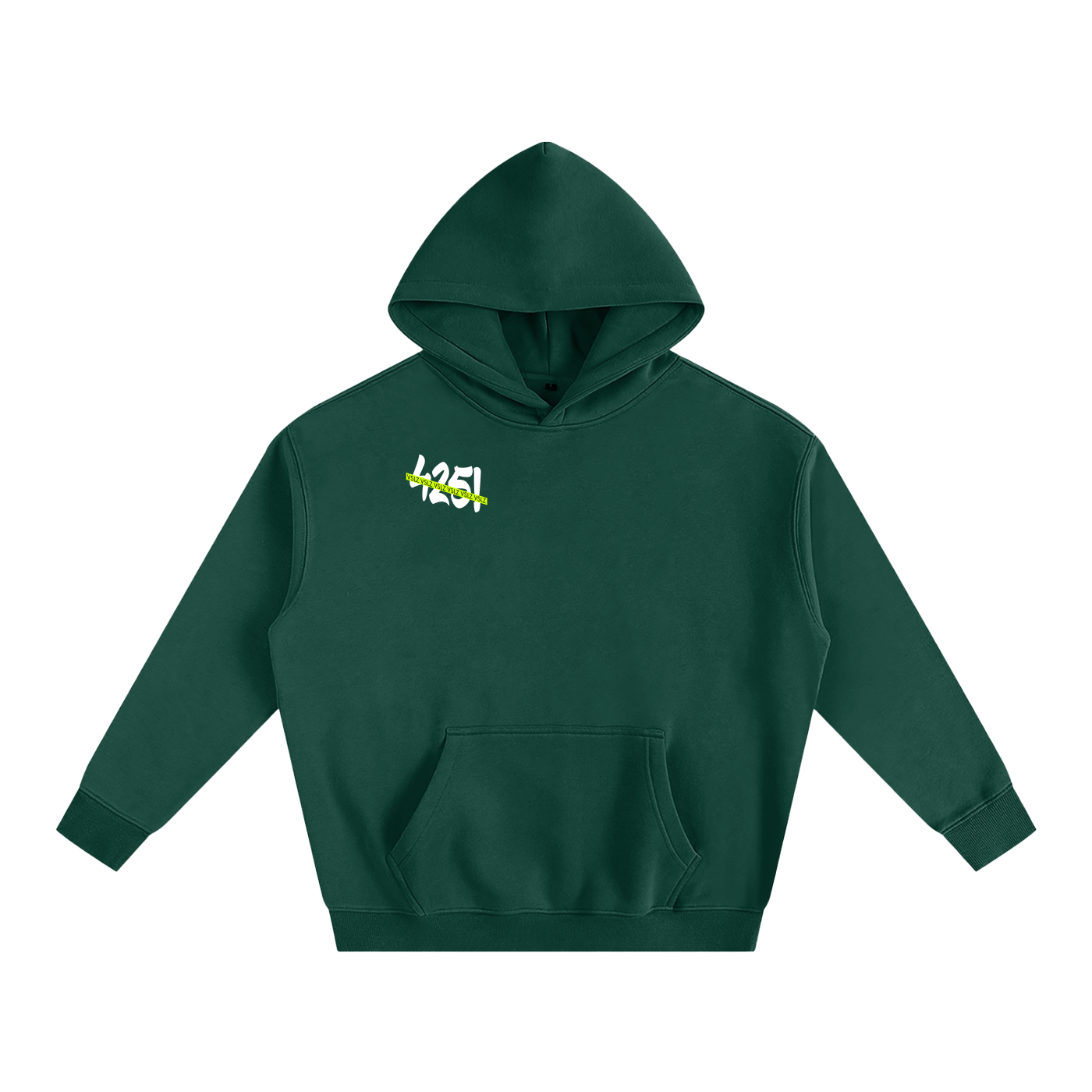 "425! VSLZ" Oversize Fleeced Hoodie