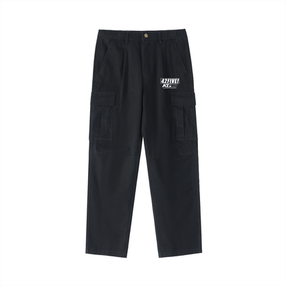42FIVE! x K. Gushi 21 Elastic-Waist Cargo Pants