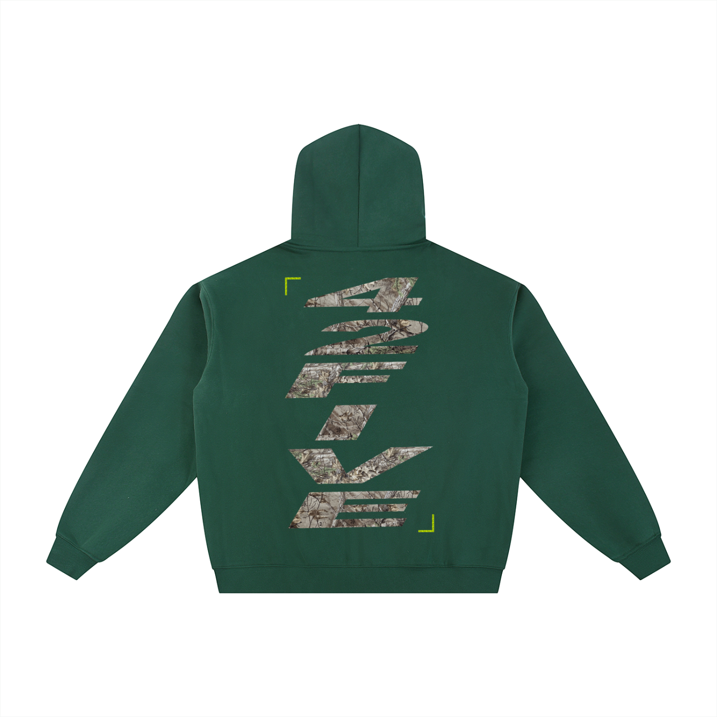 "42FIVE" x Camo Oversize Fleece Zip-Up Hoodie