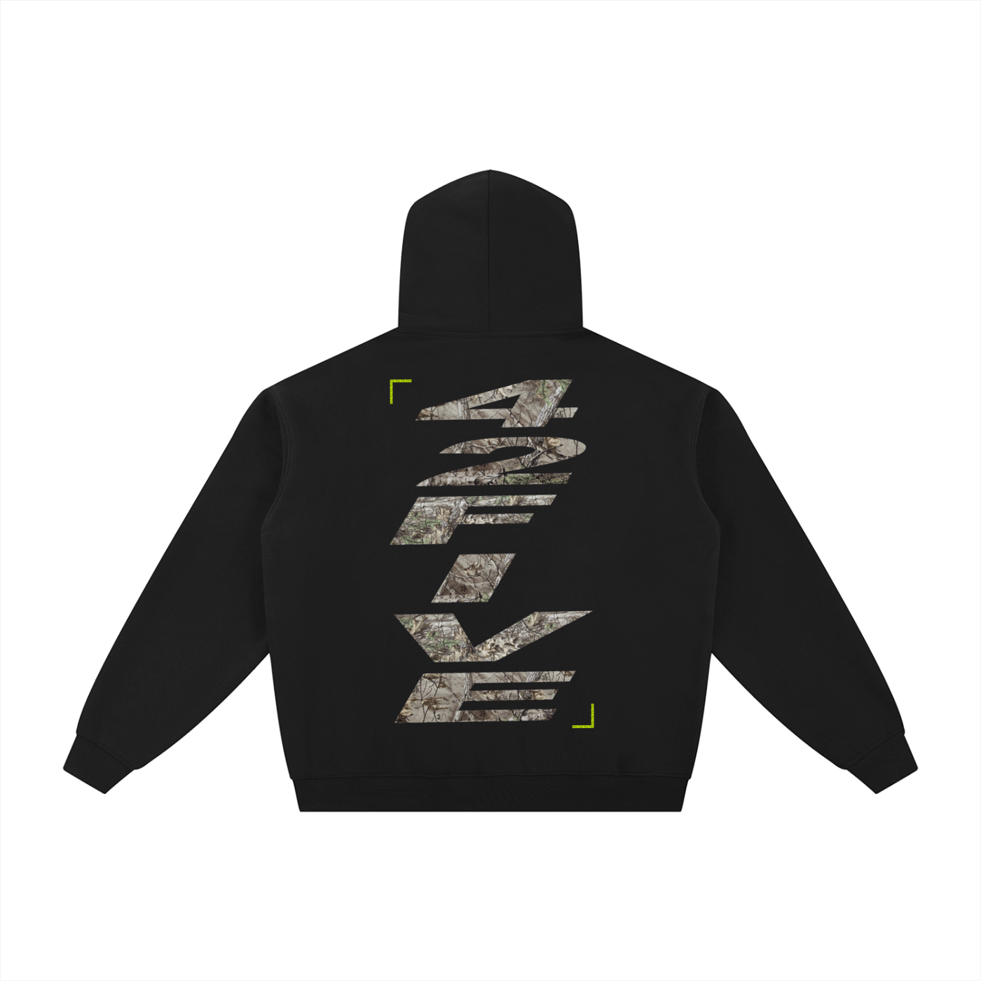 "42FIVE" x Camo Oversize Fleece Zip-Up Hoodie