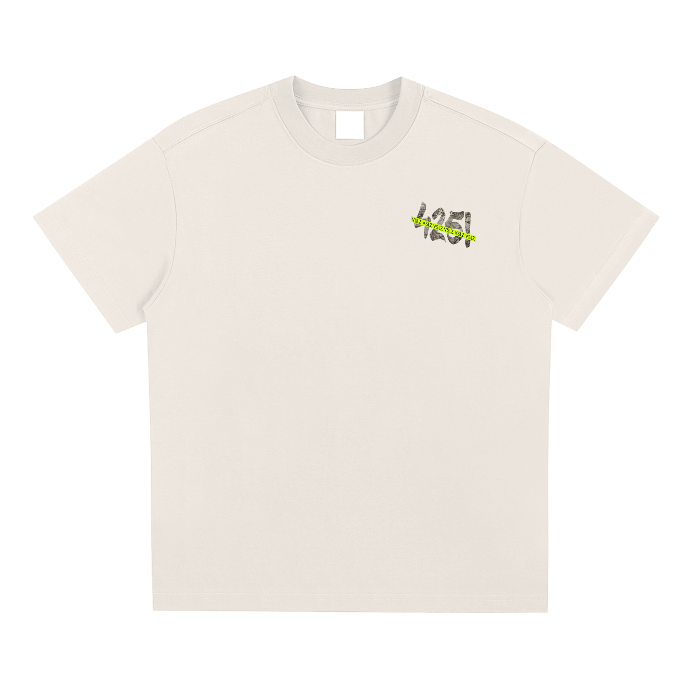 "42FIVE" CAMO Boxy Tee x White