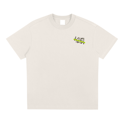 "42FIVE" CAMO Boxy Tee x White