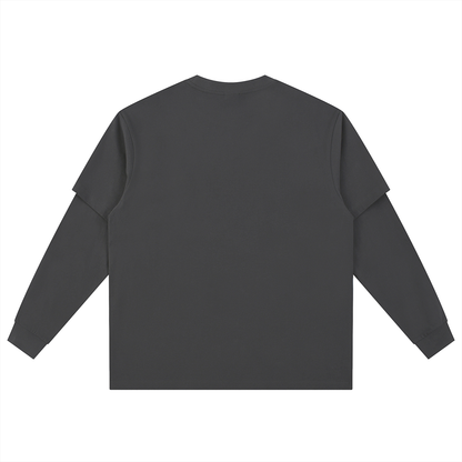42FIVE! x K. Gushi 21 Layered Long Sleeve Oversized Tee