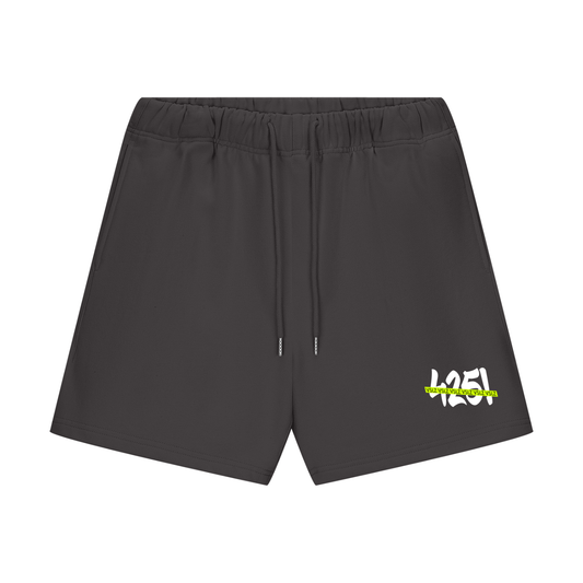 "425! VSLZ" Fleece Loose Fit Shorts
