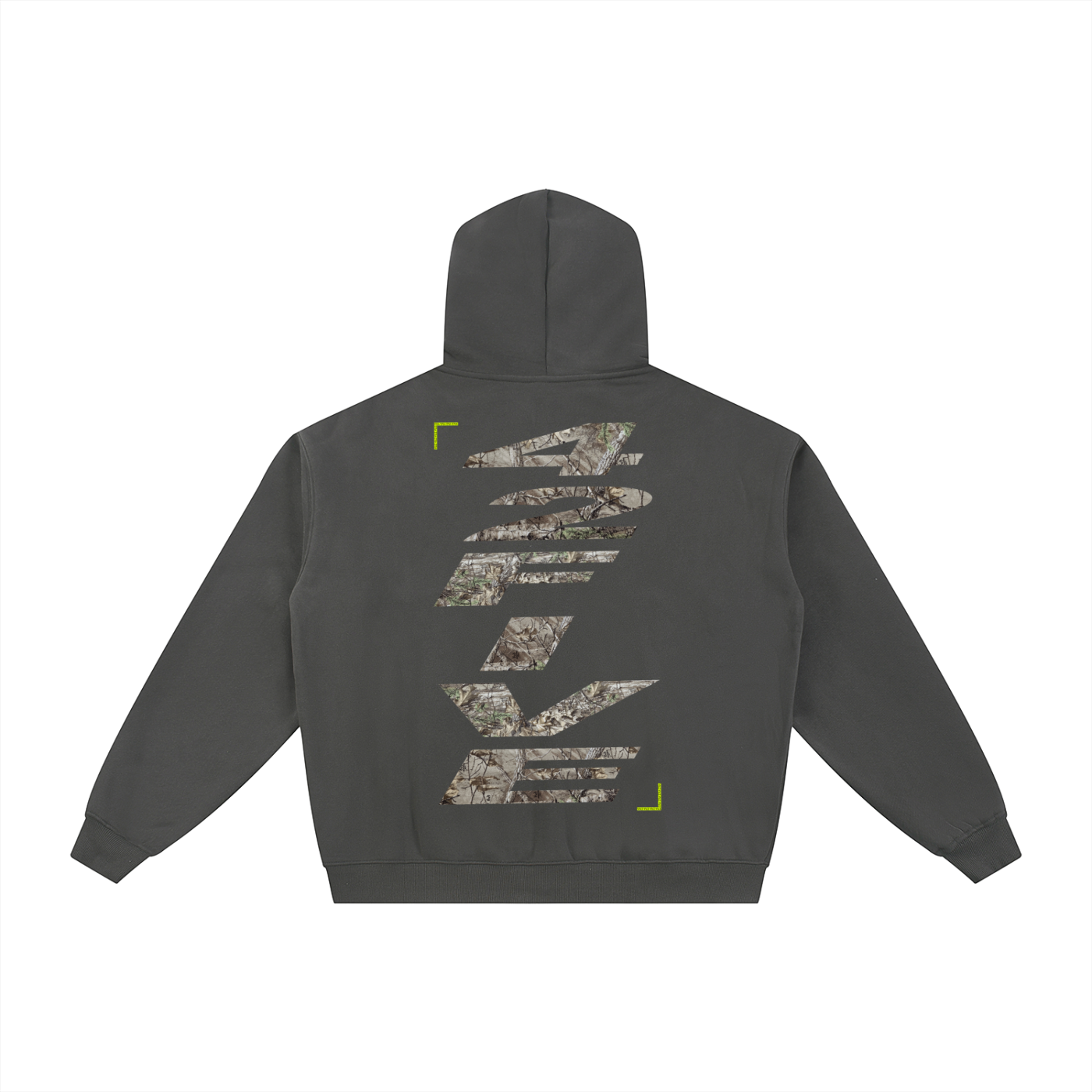 "42FIVE" x Camo Oversize Fleece Zip-Up Hoodie