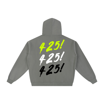 "425! VSLZ" Fleece Zip-Through Hoodie