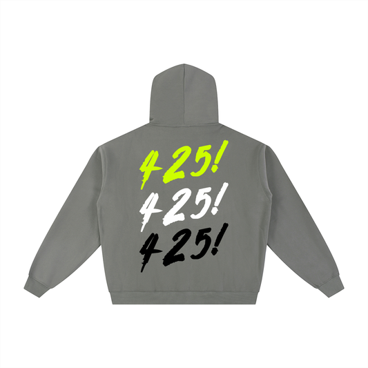 "425! VSLZ" Fleece Zip-Through Hoodie
